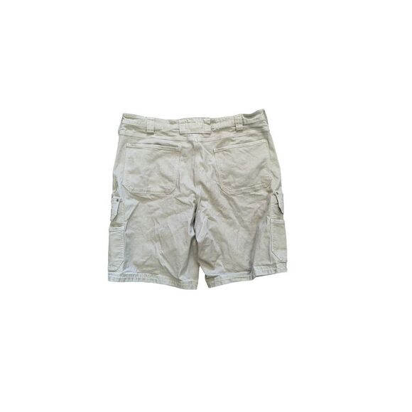 Duluth Trading Shorts Men’s 42 Flex Fire Hose 11” Inseam Cargo Brown Stretch 454 - Picture 2 of 9